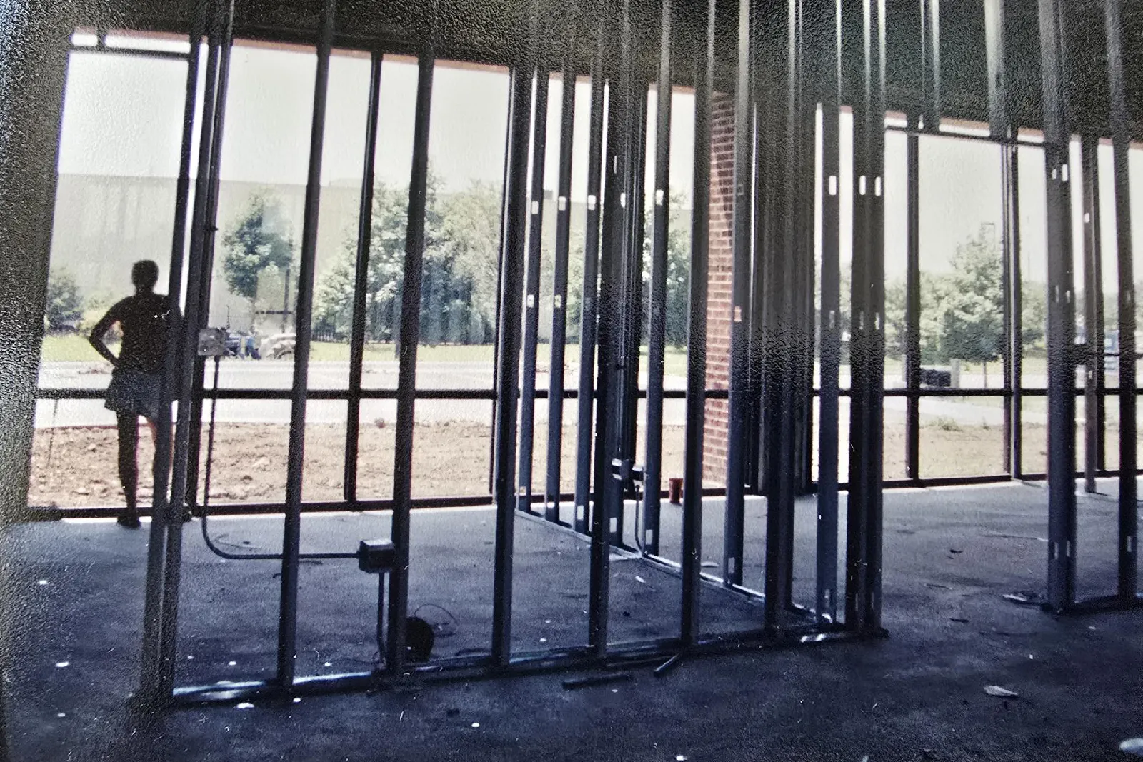 a photo of the build out at memorial drive