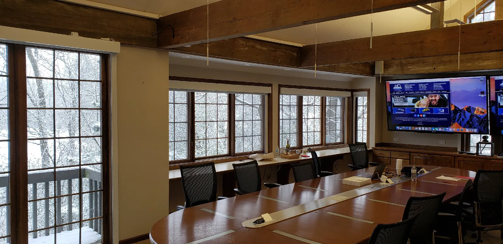 the conference room at the office on terra cotta